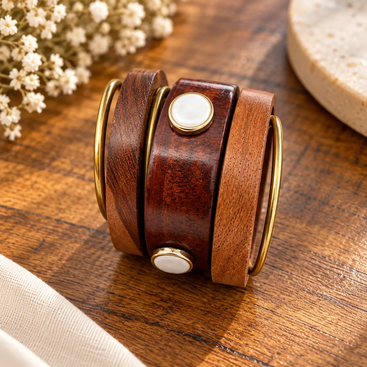Wooden bangles