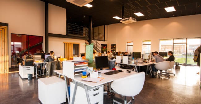 In a business incubator, 