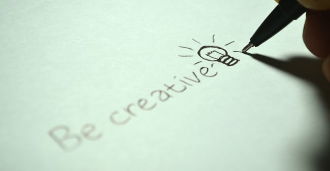 Being creative 