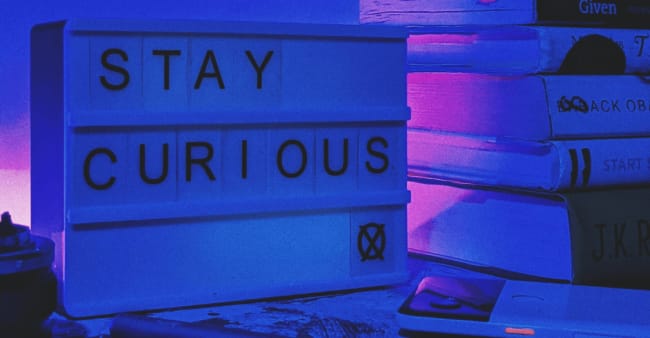 Show curiosity 