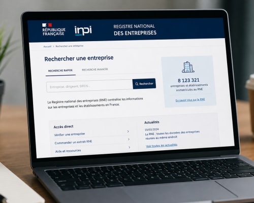 Le registre national des entreprises (RNE)