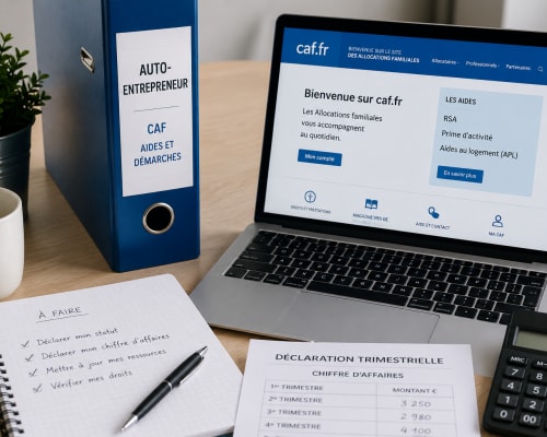 Auto-entrepreneur et CAF