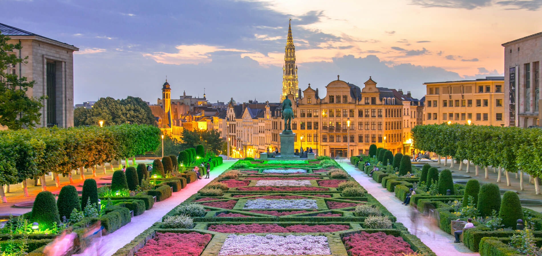 Le siège social de son entreprise au coeur de l'Europe, près de Bruxelles.