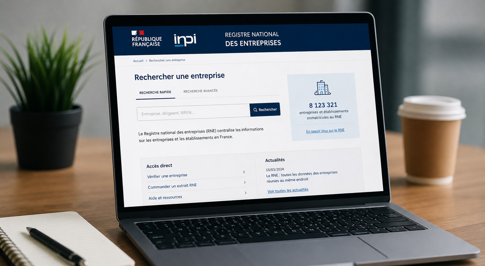 Registre national des entreprises (RNE) : définition, rôle et ...