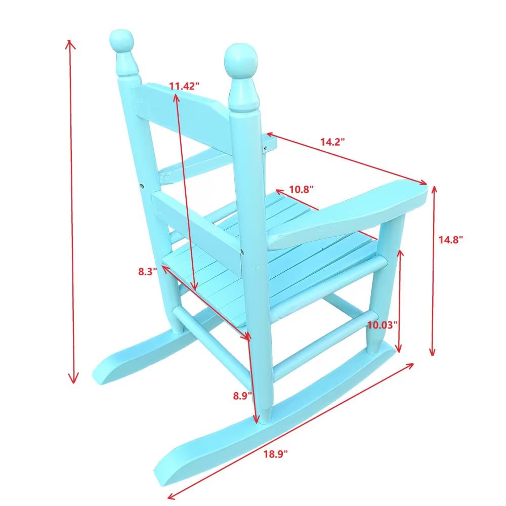 Children's Rocking Oak Chairs view 7