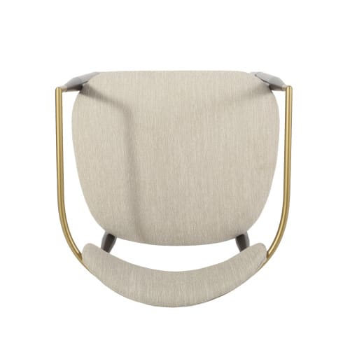 Barstools Set Of 2, Counter Height Upholstered Bar Stools With Back For Kitchen Island, Beige Faux PU Leather Seating Black Iron Legs 260LBS Weight Capacity view 8
