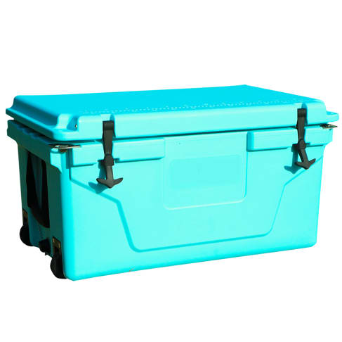 Hot Selling Blue Color 65QT Outdoor Cooler Fish Ice Chest Box Popular Camping Cooler Box view 17