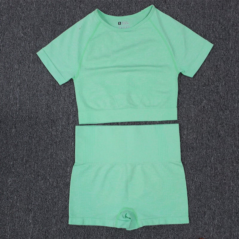 Sports short sleeve shorts suit view 2