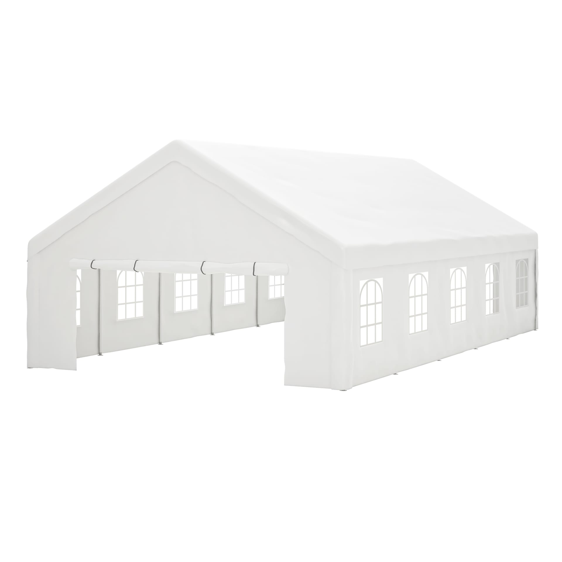 Party Tent Heavy Duty, Large Wedding Event Shelters With 2 Storage Bags & Removable Sidewalls, Outdoor Canopy Gazebo Commercial Tents For Parties Carport Camping Garden Patio view 29