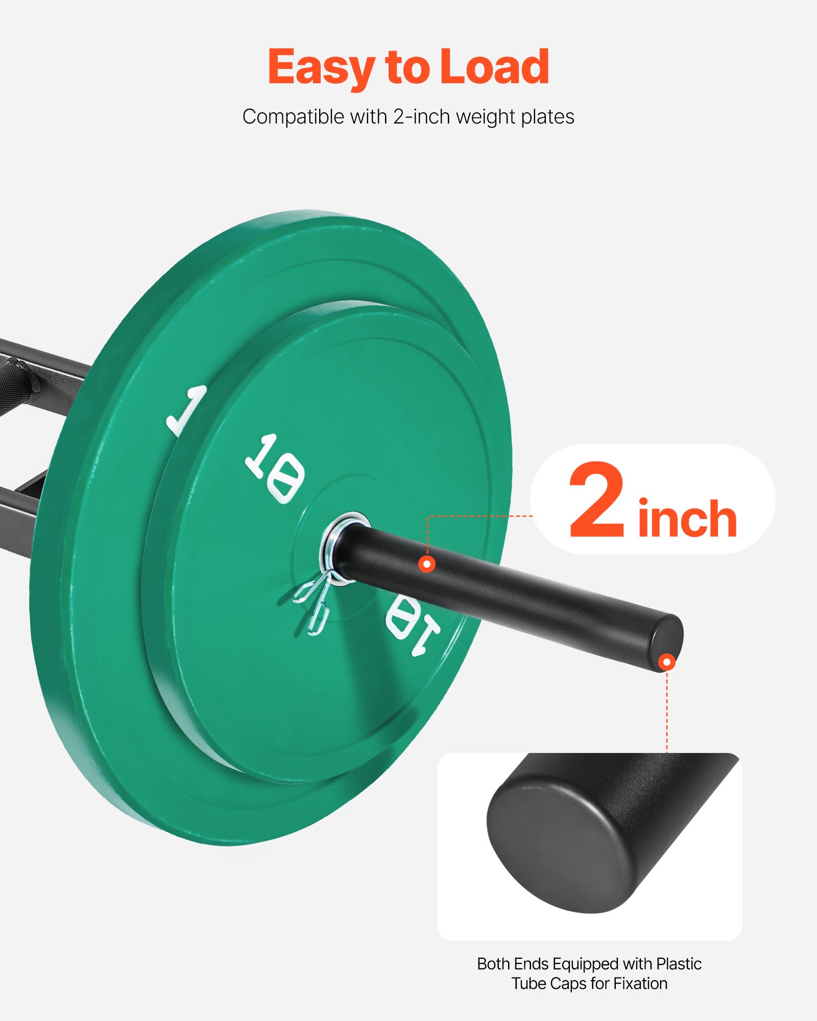 Multi-Grip Barbell, 2-inch 3 Positions Swiss Bar, 550 LBS Capacity Heavy Duty Swiss Barbell Training Equipment, With 2 Collars And Knurled Grips, For Home Gym, Support Pressing, Lifting Curls view 3