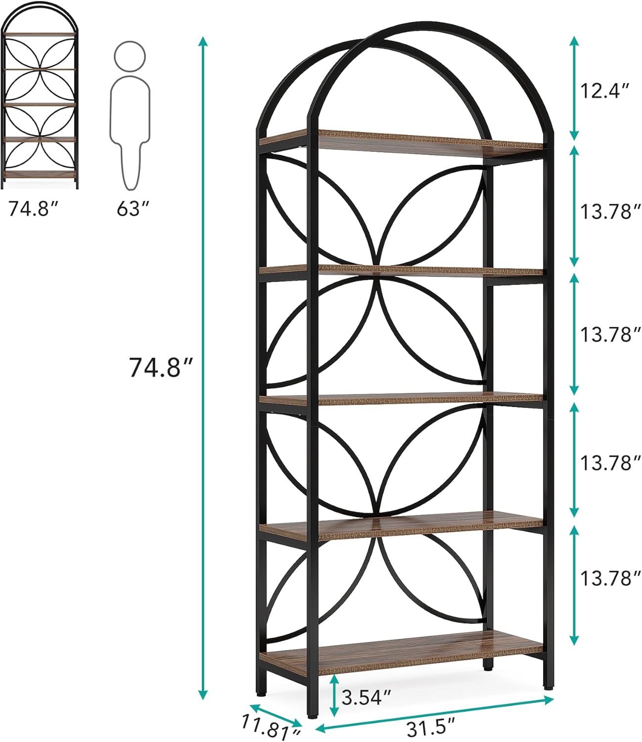 Bookshelf,Storage Rack,Multifunctional Rack view 2