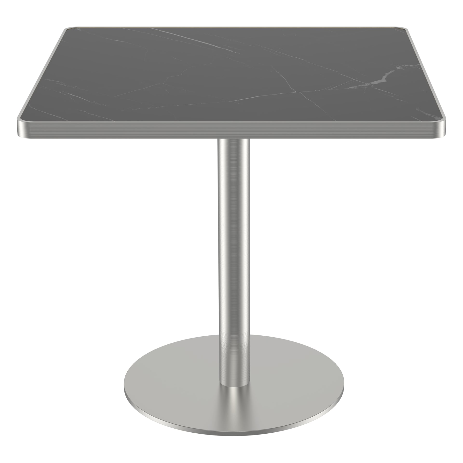 Square Modern Dinning Table 31.5 Inches Bistro Table Tulip Table With Faux Marble Top,Easy Assemble,Sturdy Metal Frame Diameter view 5