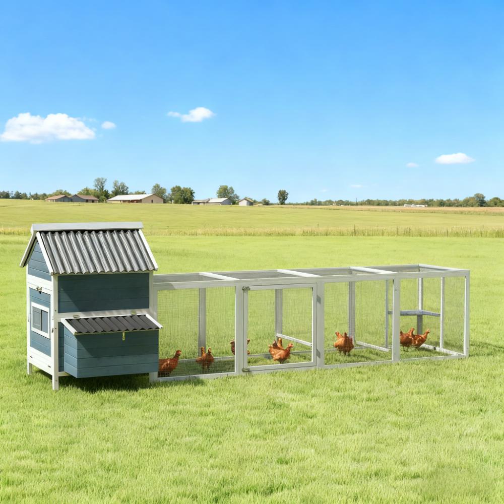 Chicken Coop For 10-15 Chickens Extra Large Wooden Chicken Coop view 4