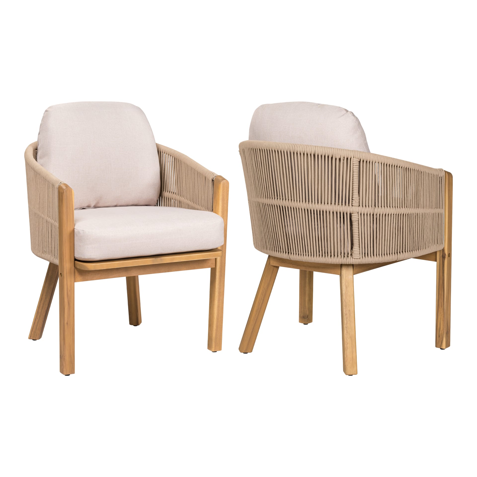 Grotta Outdoor Dining Arm Chair Set Of 2 view 5