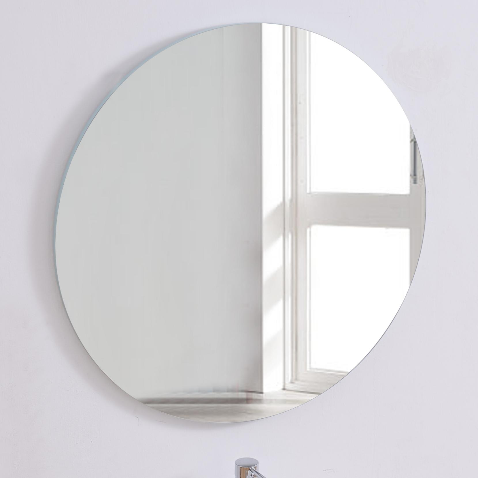 80cm Bathroom Mirror, Round Mirror, Wall Mount view 3