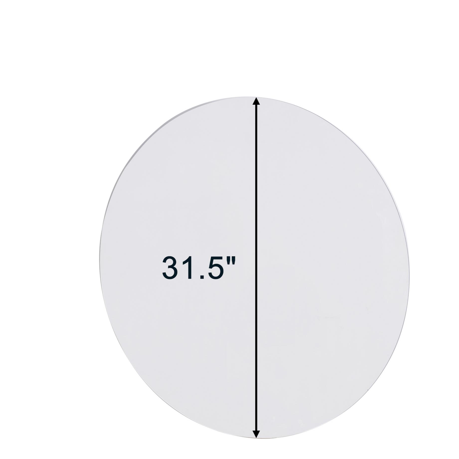 80cm Bathroom Mirror, Round Mirror, Wall Mount view 5