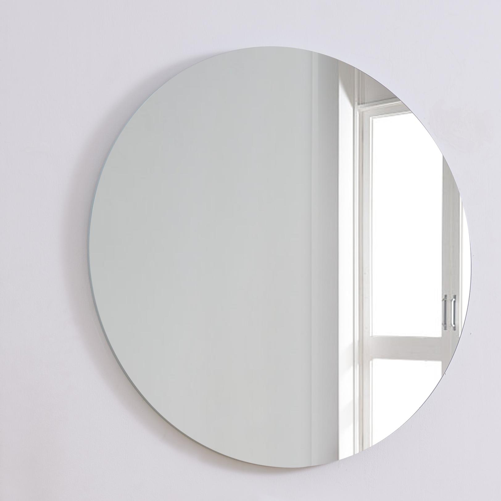 80cm Bathroom Mirror, Round Mirror, Wall Mount view 1