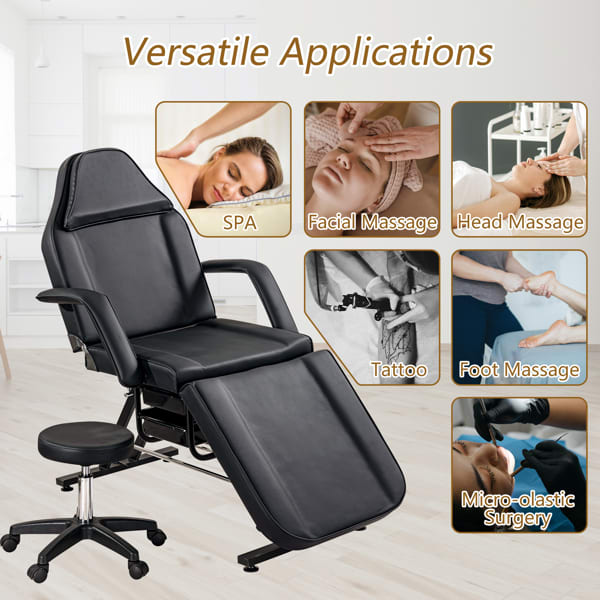 Massage Salon Tattoo Chair, Adjustable Beauty Barber Spa Beauty Equipment view 2
