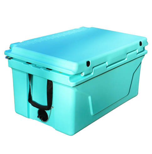 Hot Selling Blue Color 65QT Outdoor Cooler Fish Ice Chest Box Popular Camping Cooler Box view 1