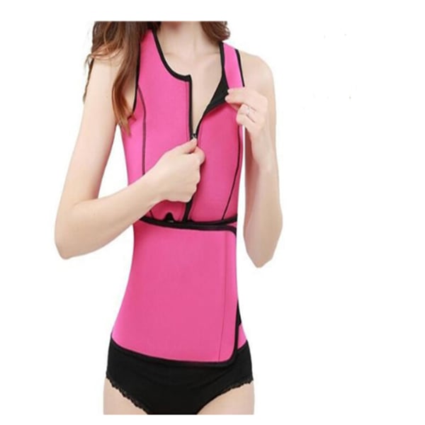 Rubber Body Sculpting Waistband Sports Waistcoat view 2