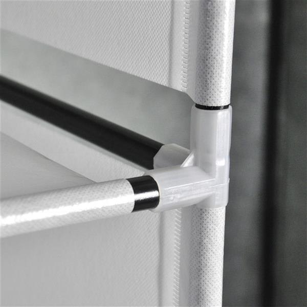 4-layer 8-grid Non-woven Fabric Wardrobe