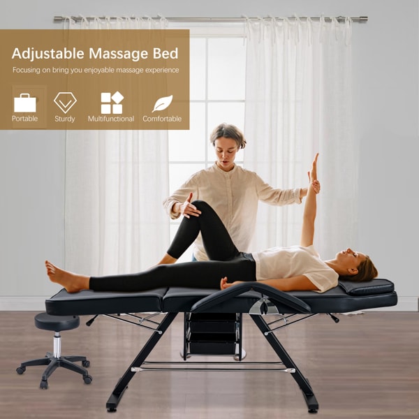 Massage Salon Tattoo Chair, Adjustable Beauty Barber Spa Beauty Equipment view 7