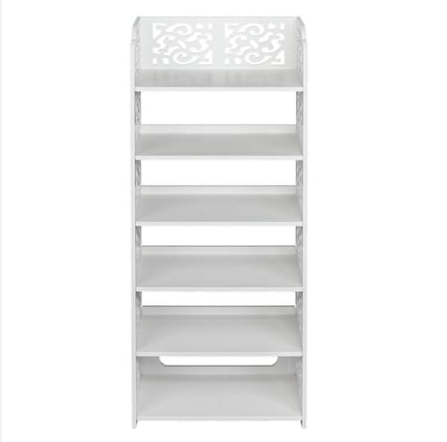 Wood Plastic Board-6 Layer Carved Shoe Rack view 5