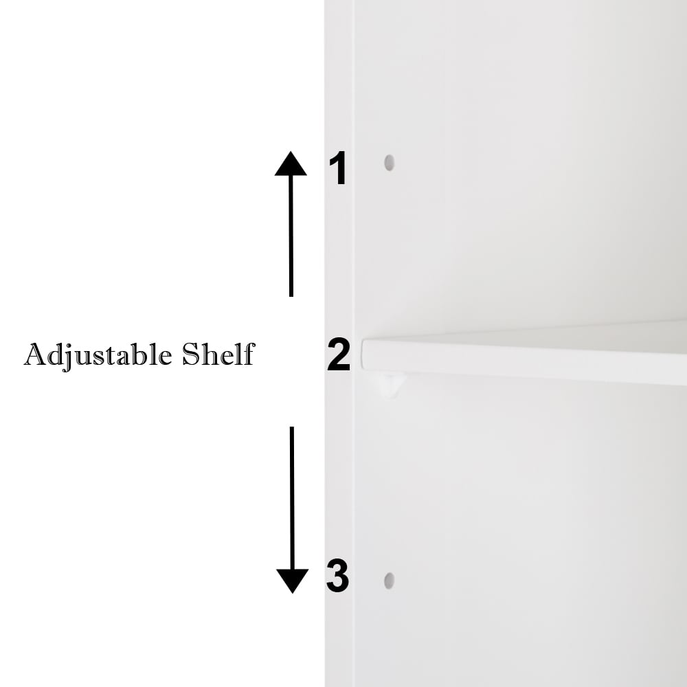 Four Drawer Single Door Bathroom Storage Cabinet view 5