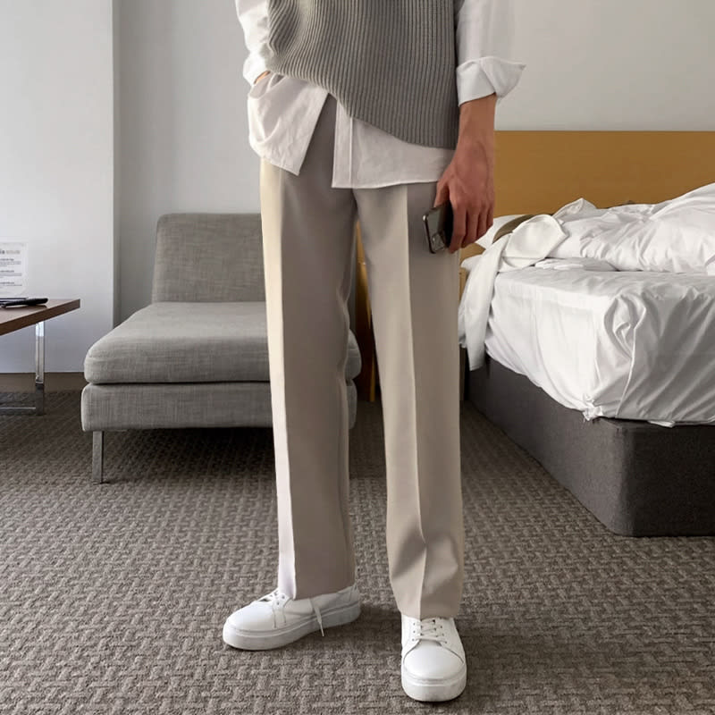 Trendy Straight Trousers Korean Version view 4