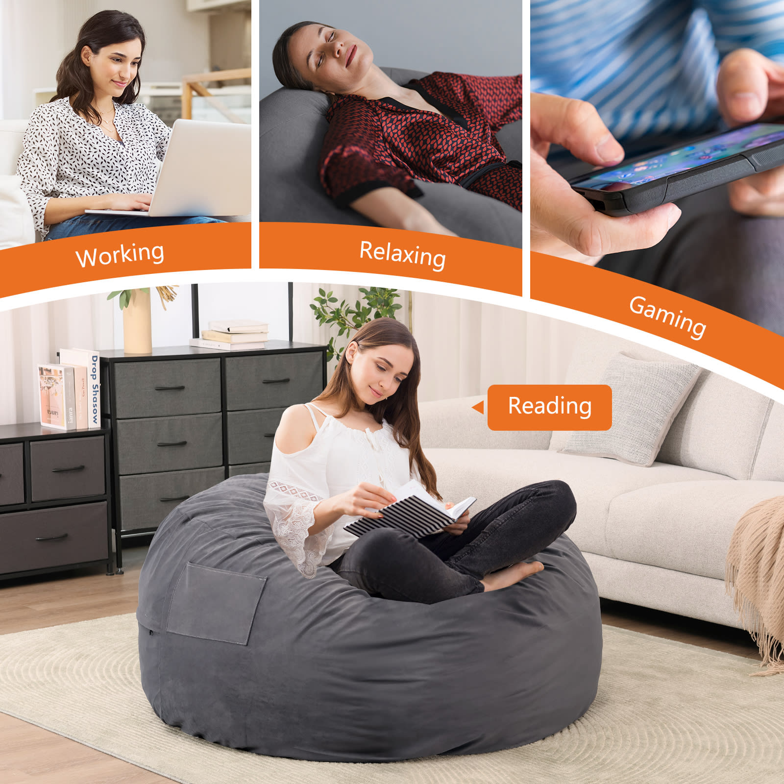 Living Room, Bedroom, Dormitory, Comfortable Children's Sofa view 9