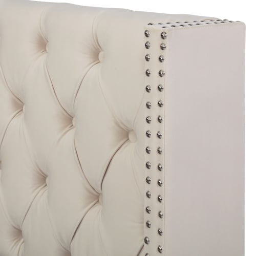 Upholstered Bed, With Hydraulic Lever, Functional Bed From Storage, 150 X 200 Cm, Without Mattress, Velvet, Beige view 17