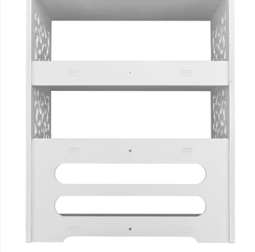 Wood Plastic Board-6 Layer Carved Shoe Rack view 4