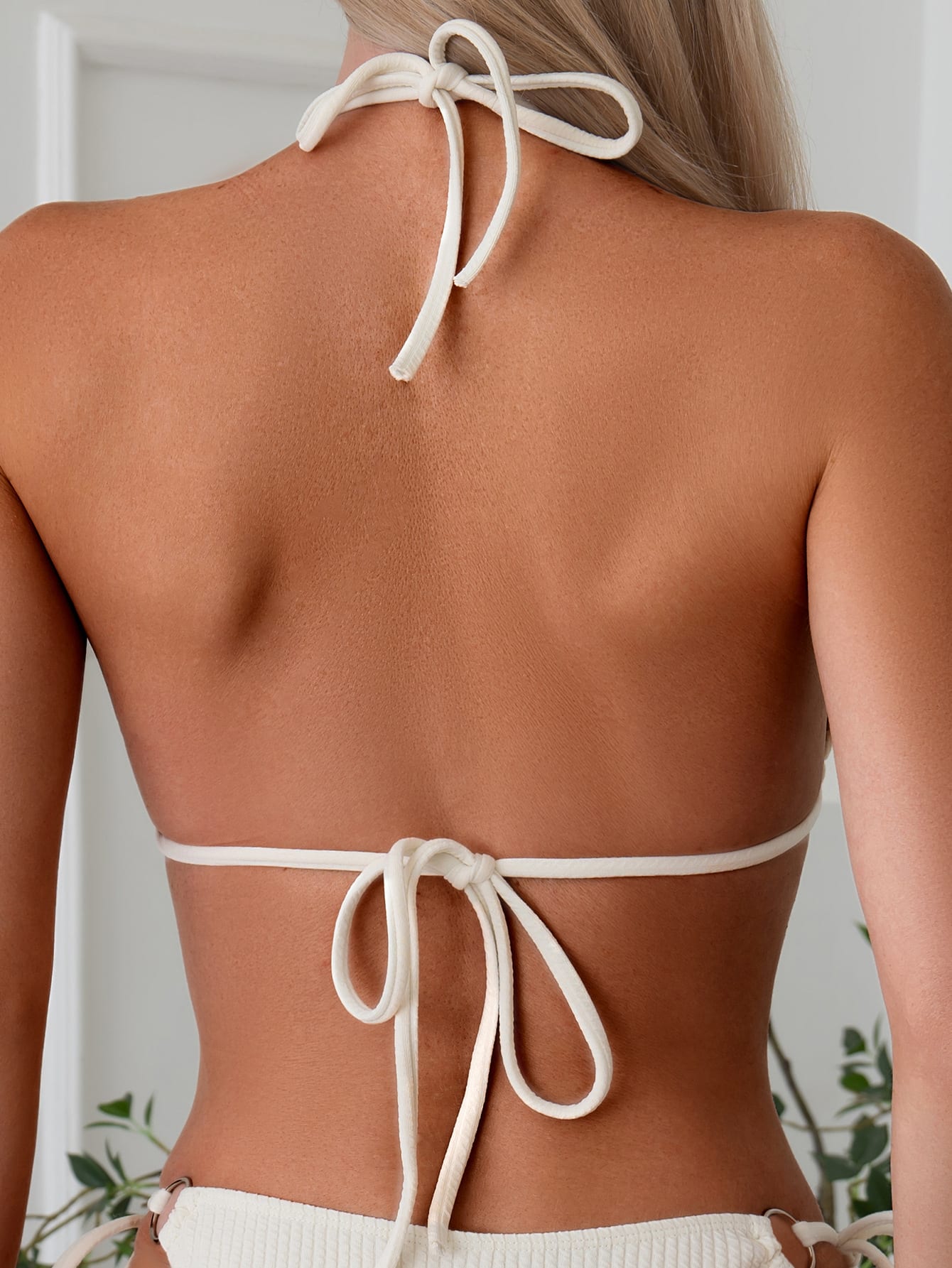 Sexy Bikini Set Summer Side Tie Thong Bandage Style Swimsuit Womens Clothing view 3