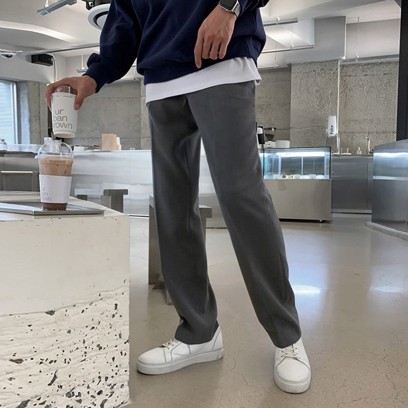 Trendy Straight Trousers Korean Version view 5