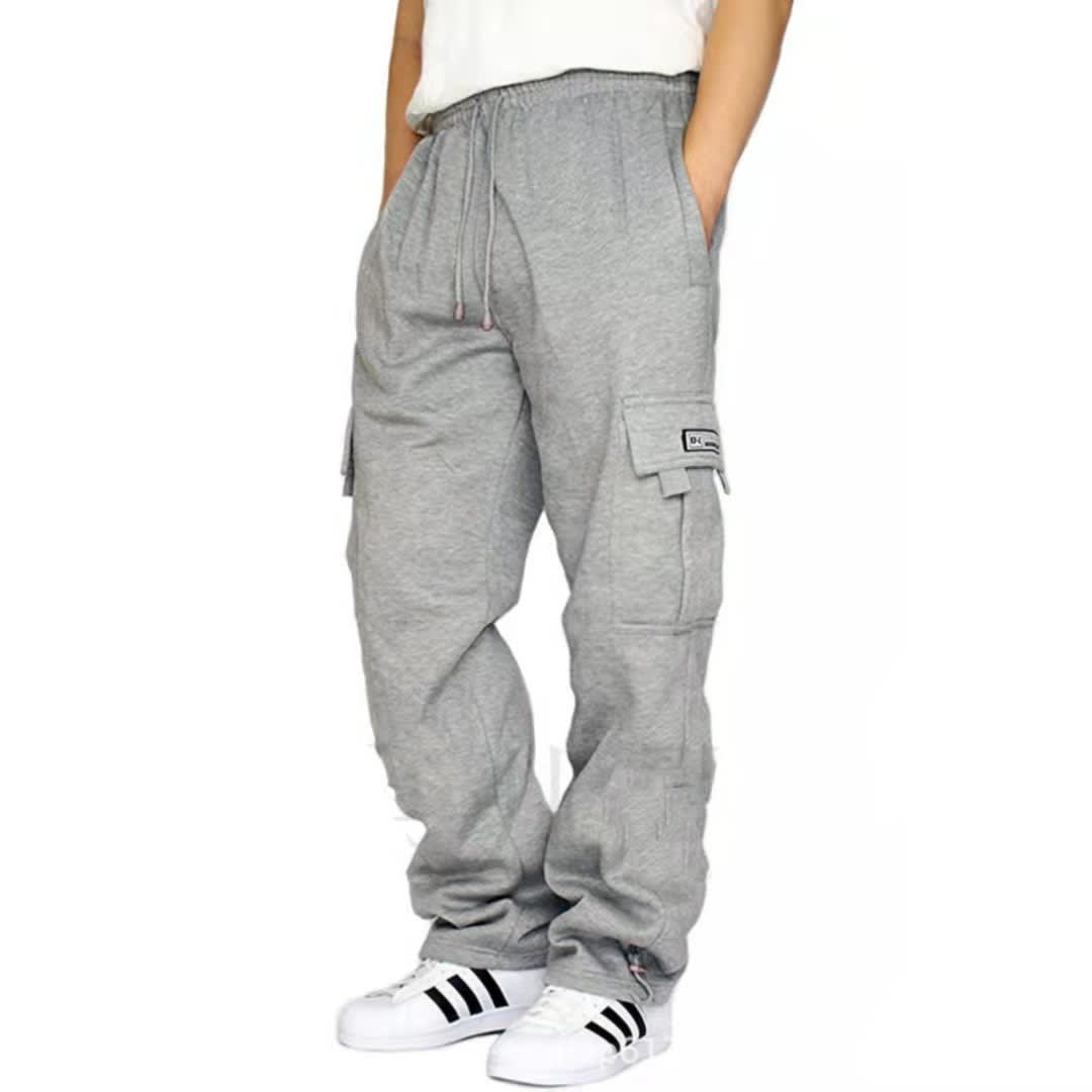 Men Pants Sweatpants Stretch Elastic Waist Jogger Sports Pants Drawstring Trousers Fashion Mens Clothing view 2