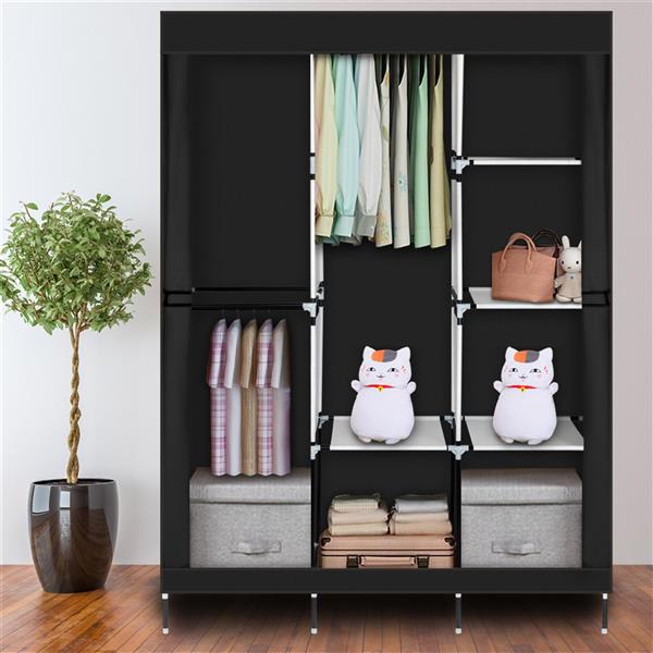 4-layer 8-grid Non-woven Fabric Wardrobe view 4