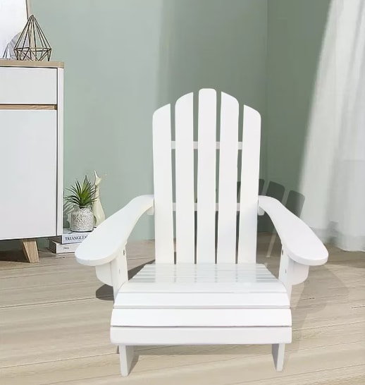 Wooden Children's Adirondack Chair view 7