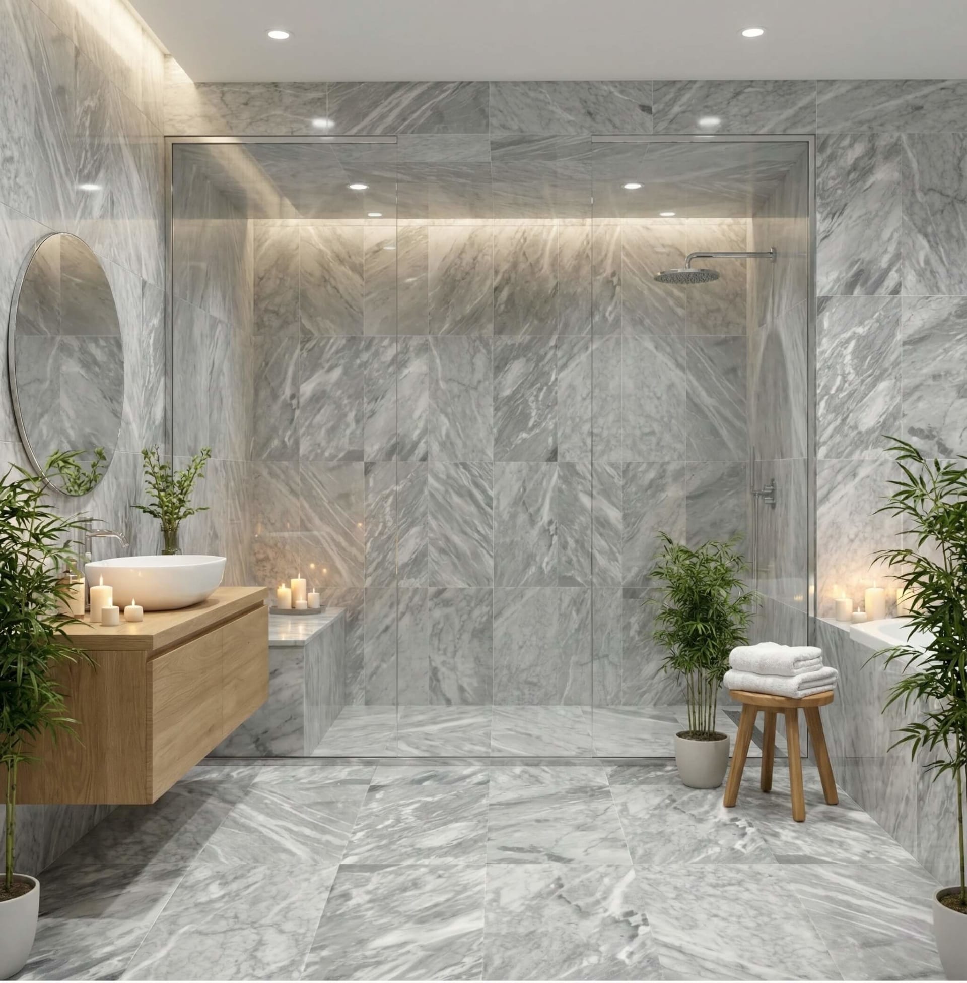 12X24 Inch Carrara Marble, Gray Marble, Natural Marble, For Wall And Floor, Polished Marble Tile view 5