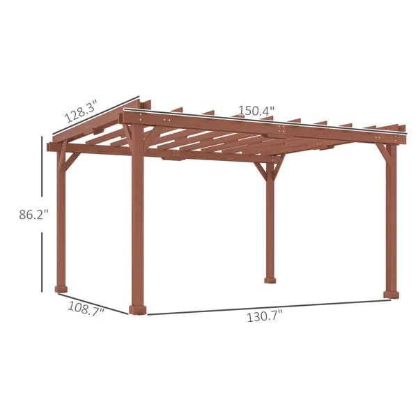 Outdoor Wooden Gazebo view 2