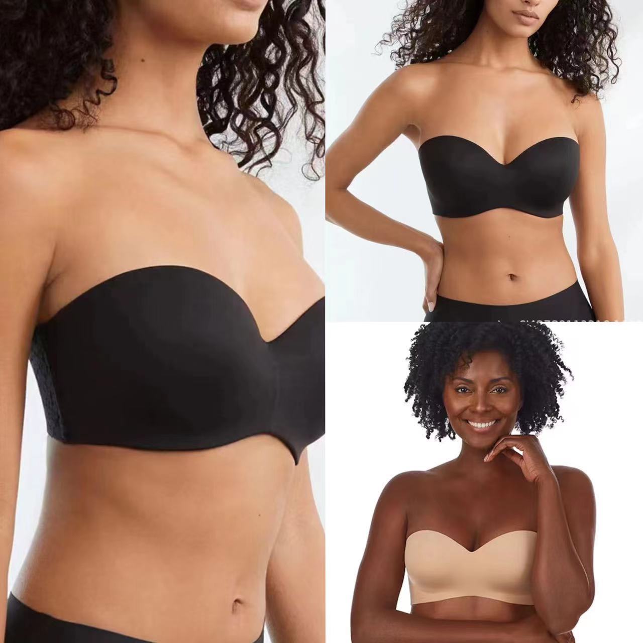Underwear Seamless Invisible Bra Removable Push Up Thin With Steel Ring view 4