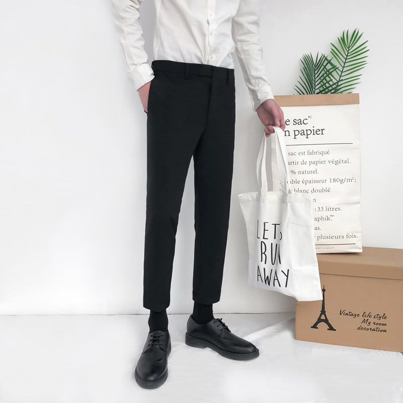 Men's Slim Straight Loose All-match Trendy Pants view 7