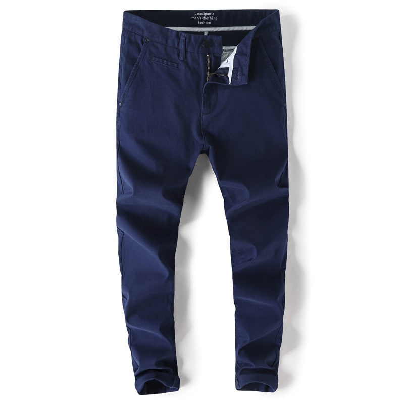 Casual Trousers Slim Fit Straight Men view 4