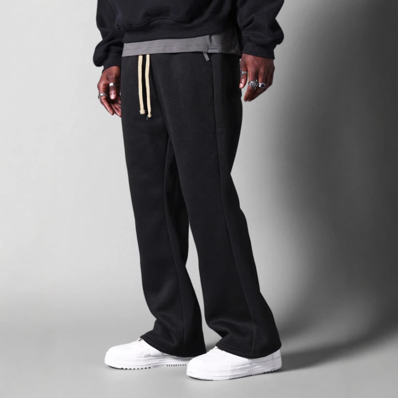 Men's Wide-leg Pants Autumn And Winter Solid Color All-matching Casual Pants view 2