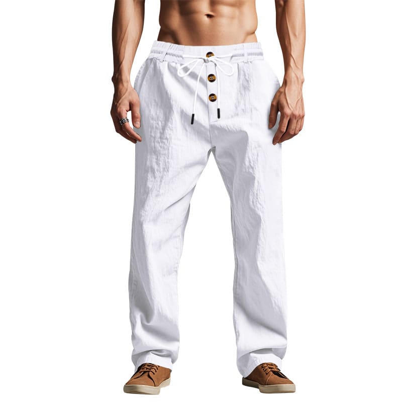 Men's Trousers Breathable Skin-Friendly Loose Fit Casual Beach Pants For Sports Summer view 12