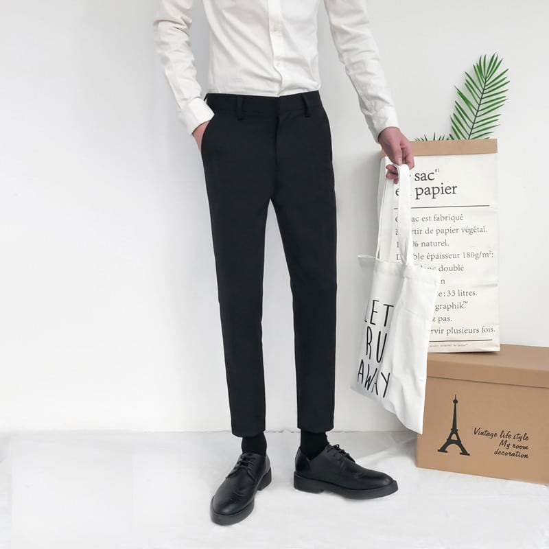 Men's Slim Straight Loose All-match Trendy Pants view 8