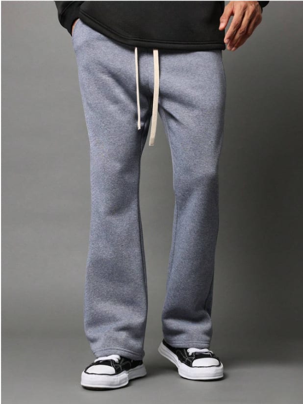 Men's Wide-leg Pants Autumn And Winter Solid Color All-matching Casual Pants view 8