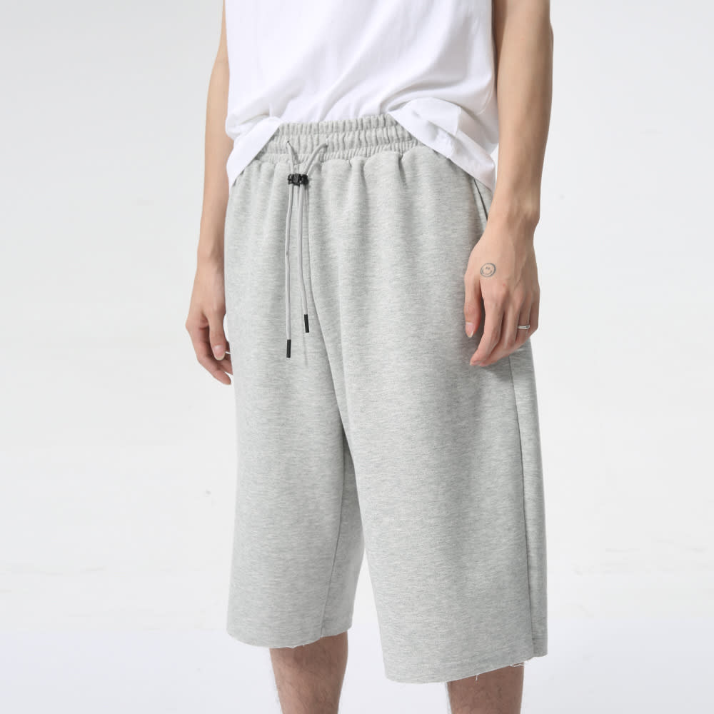 Men's Simplicity Solid Color Casual Shorts view 8
