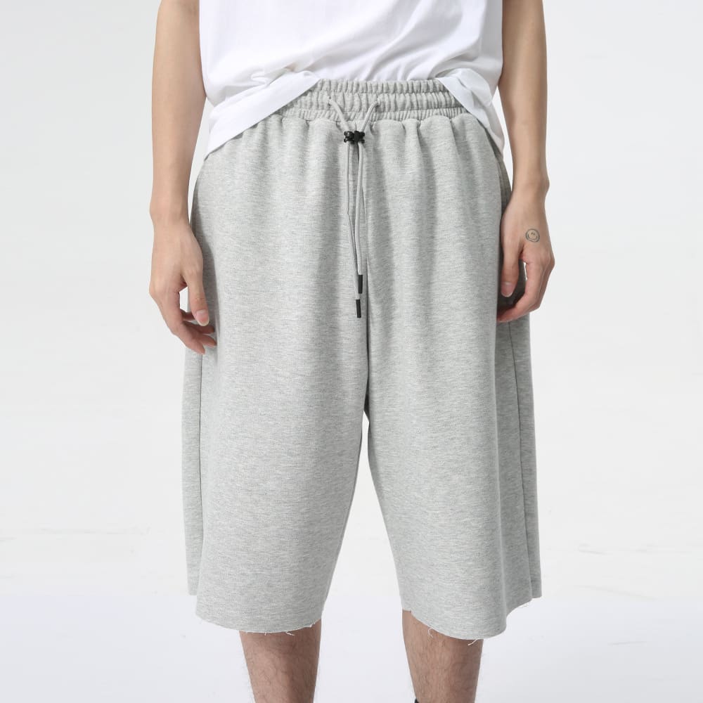 Men's Simplicity Solid Color Casual Shorts view 13