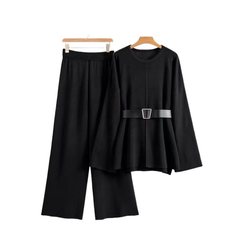 Knitted Sweater Suit Women's Loose Fashion Temperament view 4