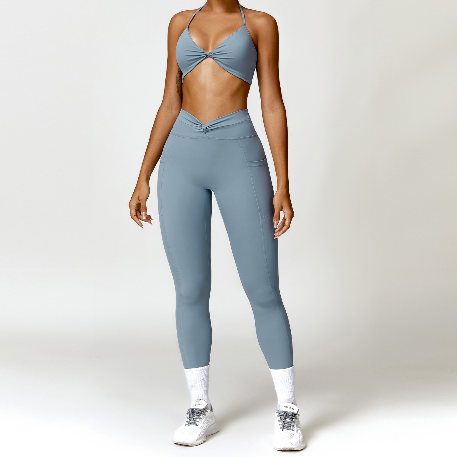 Fashion Camisole Yoga Suit Women Quick-drying Beauty Back Fitness Sports Clothes view 3